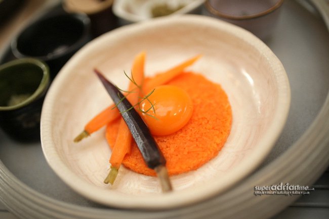 Fermented Carrot “Tartare” (S$24)